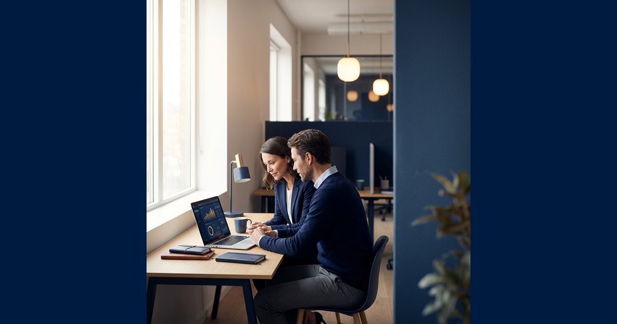 A CRO and a partner manager reviewing a partner pipeline forecast.