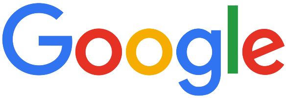 Google logo wordmark in blue, red, yellow, blue, green, and red letters.