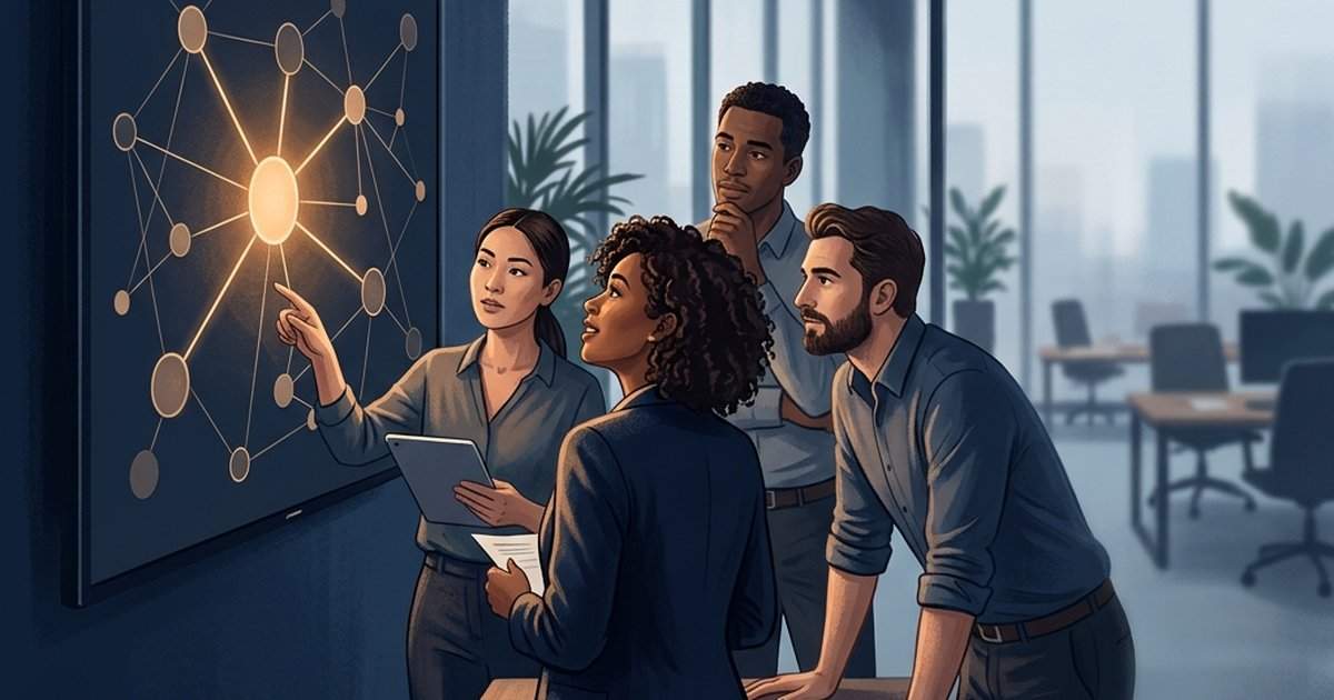One AI Team for Your Partner Program, Not One Per Partner Manager - Forecastable Partnerships leader reviewing work from one shared AI team that supports every partner manager in the program